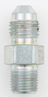 Aeroquip AN to NPT Adapter Fittings FBM2511 Fitting, Adapter, NPT, Straight, Steel, Yellow Dichromate, -3 AN, 1/8 in. NPT, Each thumbnail 3