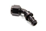 Aeroquip Socketless Hose Ends FBL1523 Fitting, End, AQP Socketless, 45 Degree, -8 AN Barb to Female -8 AN, Aluminum, Black Anodized, Each thumbnail 2