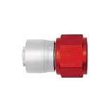 Aeroquip Crimp Hose Ends FBM4213 Fitting, End, AQP Hose, Straight, -8 AN to Female -8 AN, Aluminum, Natural/Red, Each thumbnail 1