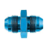 Aeroquip Couplers FBM2053 Fitting, Coupler, Union, AN to AN, Straight, Aluminum, Blue Anodized, -8 AN, -8 AN, Each thumbnail 2