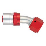 Aeroquip Crimp Hose Ends FBM4274 Fitting, End, AQP/StartLite Hose, 30 Degree,-10 AN to Female -10 AN Elbow, Aluminum, Each thumbnail 2