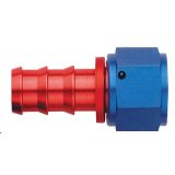 Aeroquip Socketless Hose Ends FBM1514 Fitting, End, AQP Socketless, Straight, -10 AN Barb to Female -10 AN, Aluminum, Red/Blue, Each thumbnail 1