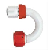 Aeroquip Crimp Hose Ends FBM4265 Fitting, End, AQP/StartLite Hose, 180 Degree,-12 AN to Female -12 AN Elbow, Aluminum, Each thumbnail 1