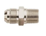 Aeroquip AN to NPT Adapter Fittings FBM2514 Fitting, Adapter, NPT, Straight, Steel, Yellow Dichromate, -6 AN, 1/8 in. NPT, Each thumbnail 1