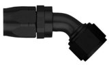 Aeroquip Reusable Hose Ends FBM4422 Fitting, End, AQP Hose, 45 Degree, -6 AN to Female -6 AN, Aluminum, Black, Each thumbnail 2