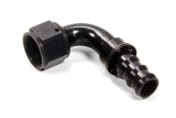Aeroquip Socketless Hose Ends FBL1535 Fitting, End, AQP Socketless, 90 Degree, -12 AN Barb to Female -12 AN, Aluminum, Black Anodized, Each thumbnail 2