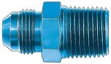 Aeroquip AN to NPT Adapter Fittings FBM2000 Fitting, Adapter, NPT, Straight, Aluminum, Blue Anodized, -3 AN, 1/8 in. NPT, Each thumbnail 3