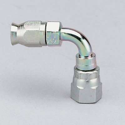 Aeroquip Reusable PTFE Fittings FBM1120 Fitting, Hose End, Racing Hose, 90 Degree, -3 AN Hose to Female -3 AN, SAE 37 Degree Flare, Each