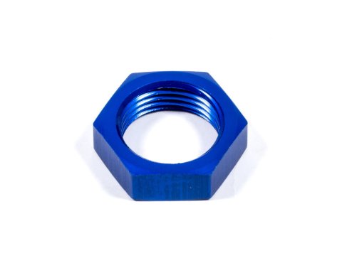 Aeroquip Bulkhead Nuts FBM2104 Fitting, Nut, -10 AN, Aluminum, Blue Anodized, Each thumbnail 2