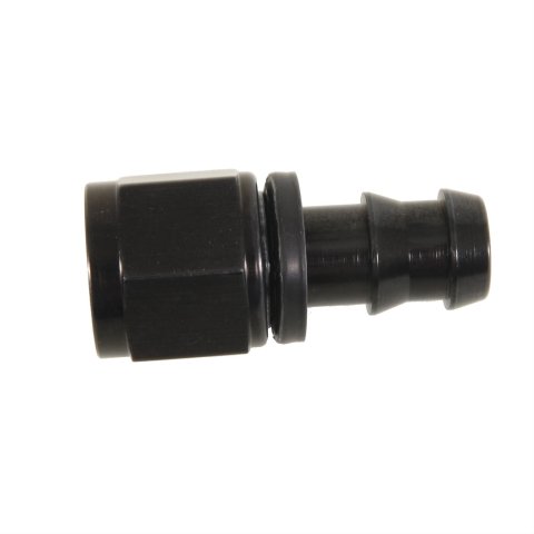 Aeroquip Socketless Hose Ends FBL1513 Fitting, End, AQP Socketless, Straight, -8 AN Barb to Female -8 AN, Aluminum, Black Anodized, Each