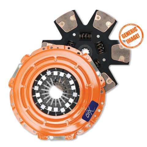 Centerforce DFX Clutch Kits 315522018 Kit, DFX, Performance, Single Disc, 21-Spline, 1.125 in Diameter, 9.250 in. Disc Diameter, 6-Paddle, Sprung Hub, Kit thumbnail 3