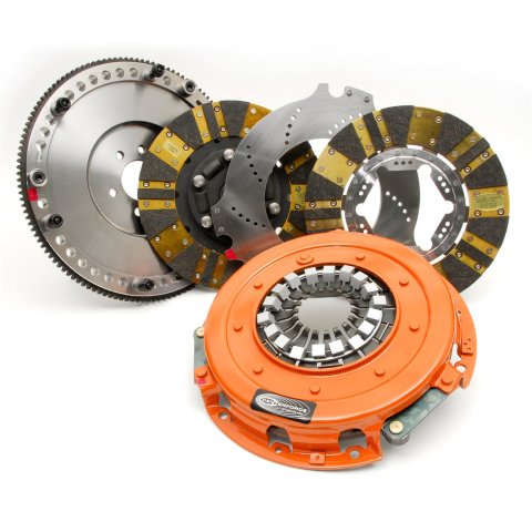 Centerforce DYAD DS Clutch Kits 413613000 Kit, DS, Performance, Dual Disc, 26-Spline, 1.125 in. Diameter, 10.400 in. Disc Diameter, Organic/Carbon Composite, Billet Flywheel, Kit