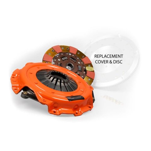 Centerforce Dual Friction Clutch Kits DF201249 Kit, Performance, Single Disc, 14-Spline, 1 in. Diameter, 9.125 in. Disc Diameter, Organic/Carbon Composite, Sprung Hub, Kit