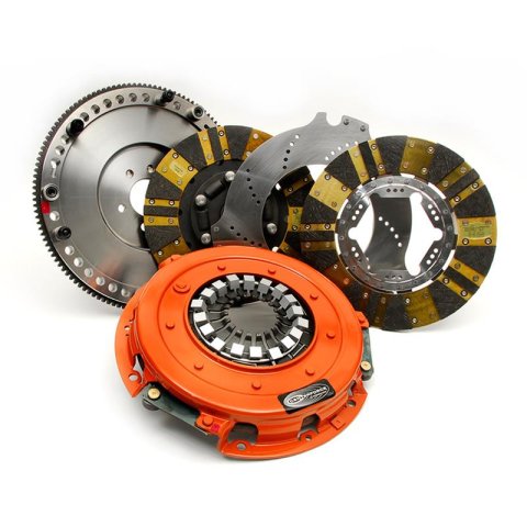 Centerforce DYAD DS Clutch Kits 413693000 Kit, DS, Performance, Dual Disc, 23-Spline, 1 in. Diameter, 10.400 in. Disc Diameter, Organic/Carbon Composite, Billet Flywheel, Kit