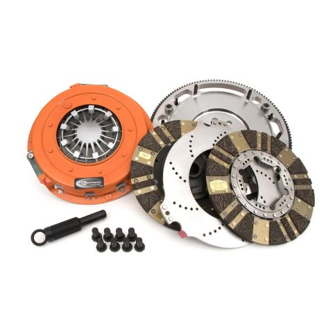 Centerforce DYAD DS Clutch Kits 413753040 Kit, DS, Performance, Dual Disc, 18-Spline 1.188 in. Diameter, 10.400 in. Disc Diameter, Organic/Carbon Composite, Billet Flywheel, Kit