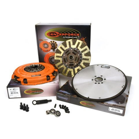 Centerforce Dual Friction Clutch Kits KDF931042 Kit, Friction, 26-spline, 12 in. Disc Diameter, Organic/Carbon Composite Disc, Pressure Plate, Billet Steel Flywheel, Chevy, Pontiac, Kit thumbnail 1