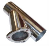 Pypes Stainless Steel Y 2.5 Inch Exhaust Cutouts YVX10S Cutout, Y-Type, Weld-In, Steel, in. Diameter, 15 Length, Each thumbnail 2