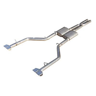 Pypes Race Pro Dual Exhaust Systems SMC21R System, Pro, Cat-Back, Stainless Steel, Natural, Dodge, Kit thumbnail 2