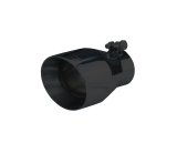 Pypes Stainless Steel Round, Black 2.50 Inch Exhaust Tip EVT92B EXHAUST TIPS thumbnail 1