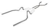 Pypes Header/Crossmember-Back Exhaust Systems SGG942E Systems, Crossmember Back w/H-Pipe System 78-88 El Camino SS Split Rear Dual Exit 2.5 in Intermediate thumbnail 2