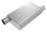 Pypes Turbo Pro 409 Stainless Steel 2.5 Inch Muffler MVT10 Muffler, Pro, 2 1/2 in. Inlet/2 1/2 in. Outlet, Steel, Natural, Each thumbnail 2