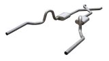 Pypes Turbo Pro Exhaust Systems SGA13T Systems, Pro, Crossmember-Back, Stainless Steel, Natural, Mufflers, Buick, Chevy, Oldsmobile, Pontiac, Kit thumbnail 2