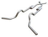 Pypes Turbo Pro Exhaust Systems SGT79T Systems, Pro, Crossmember Back, 409 Stainless Steel, Natural, Chevy, GMC, Kit thumbnail 2