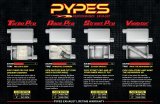 Pypes Turbo Pro Exhaust Systems SFF40T System, Pro, Crossmember Back, 409 Stainless Steel, Natural, H-Pipe, Underbody Exit, Ford, Fairlane, Kit thumbnail 3