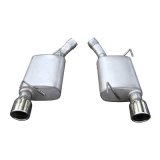 Pypes Violator Dual Exhaust Systems SFM60V System, Violator, Rear Axle-Back, Stainless Steel, Natural, Polished Tips, Ford, 4.6L, Kit thumbnail 3