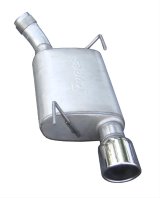 Pypes Axle-Back Exhaust Systems SFM67 System, Rear Axle-Back, Stainless Steel, Natural, Polished Tip, Ford, 4.0L, Kit thumbnail 2