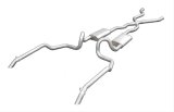 Pypes Street Pro Exhaust Systems SGI10S System, Pro, Cat-Back, Stainless Steel, Natural, X-Pipe, Chevy, 5.7L, Kit thumbnail 2