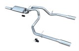 Pypes Violator Dual Exhaust Systems SGT29V Systems, Dual, Cat-back, Single In/Dual Out, Stainless Steel, Natural, Split Rear Exit, Polished Tips, Chevy, GMC, 5.3L, Kit thumbnail 3