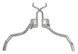 Pypes H-Bomb Exhaust Systems SGN40V System, Crossmember Back w/H-Pipe 62-67 Nova Split Rear Dual Exit 2.5 in Int & Tail Pipe Violator Mufflers/Hardware thumbnail 1