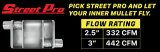 Pypes Street Pro Exhaust Systems SGT74S Systems, Crossmember Back w/ H-pipe System 63-66 GM Truck split rear dual exit 2.5 inch intermediate thumbnail 2