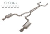 Pypes Violator Dual Exhaust Systems SGG62V System, Violator, Cat-Back, Stainless Steel, Natural, Polished Tips, Pontiac, Kit thumbnail 1