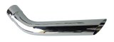 Pypes Stainless Steel Round, Polished 2.50 Inch Exhaust Tip EVT58 Tips, Steel, Polished, Slant Cut, 2.5 in. Inlet, 2.5 in. Outlet, Pair thumbnail 1