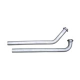 Pypes Stainless Steel Exhaust Downpipes DGU20S Downpipes, Steel, Natural, 2.5 in. Diameter, Chevy, Big Block, Pair thumbnail 3