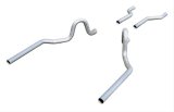 Pypes No-Muffler Exhaust Systems SGA29 System, No-Muffler, Header-Back, Stainless Steel, Natural, Pontiac, 350-455, Kit thumbnail 2