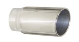 Pypes Monster Truck Tips Round, Polished 5 Inch Exhaust Tip EVT506 Tip, Stainless Steel, Polished, 5.000 in. Inside Diameter, Each thumbnail 2
