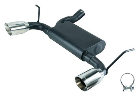 Pypes Axle-Back Exhaust Systems SJJ20S System, Rear Axle-Back, Stainless Steel, Jeep, 3.6L, Kit thumbnail 4