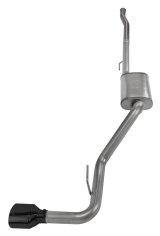 Pypes Street Pro Exhaust Systems SJJ50SB Systems, Cat-Back, Stainless Steel, Natural, Chambered Mufflers, Phantom Series Black Tip, Jeep, JT, Kit thumbnail 5
