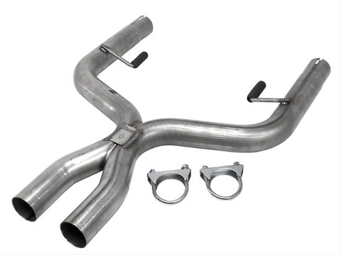 Pypes After-Cat X-Pipes XFM44 Crossover Pipe, X-Pipe, Stainless Steel, Natural, 2.50 in. Diameter, Ford, 4.0L V6, Kit