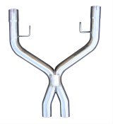 Pypes After-Cat X-Pipes XFM43 Crossover Pipe, X-Pipe, Stainless Steel, Natural, 2.50 in. Diameter, Ford, 4.6L, Kit thumbnail 2