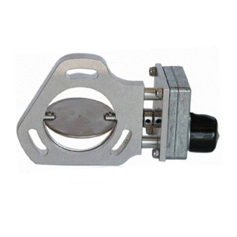 Pypes Electric Cutouts HVE11 Exhaust Cutouts, Electric, Aluminum, Stainless Steel, Bolt-On, 3 in. Diameter, Bolts and Gaskets, Each thumbnail 3