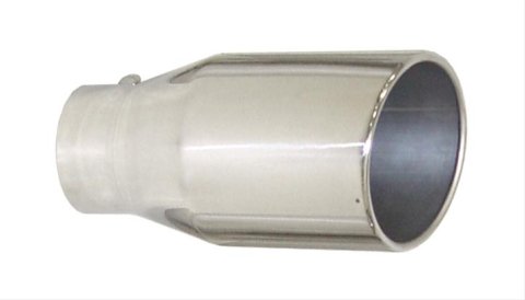 Pypes Monster Truck Tips Round, Polished 4 Inch Exhaust Tip EVT406 Tip, Stainless Steel, Polished, 4.00 in. Inside Diameter, Each thumbnail 2