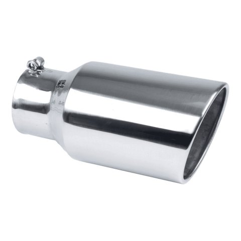 Pypes Monster Truck Tips Round, Polished 4 Inch Exhaust Tip EVT406 Tip, Stainless Steel, Polished, 4.00 in. Inside Diameter, Each thumbnail 3