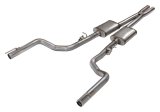 Pypes Converter-Back Exhaust Systems SMC31R System, 3" Cat Back X-pipe system with factory connection, 409 stainless steel, Challenger, designed to re-use factory exhaust tips. thumbnail 2