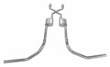 Pypes Street Pro Exhaust Systems SFT965SE Systems, Crossmember Back w/X-Pipe, 75-76 Ford Truck Split Rear Dual Exit 2.5 in Intermediate thumbnail 3