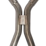 Pypes Race Pro Dual Exhaust Systems for 1966-1970 FAIRLANE - SFF41R System, Pro, Crossmember Back, 409 Stainless Steel, Natural, H-Pipe, Rear Exit, Ford, Fairlane, Kit thumbnail 4