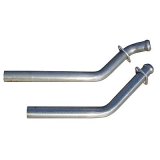 Pypes Stainless Steel Exhaust Downpipes DFM10S Downpipes, Steel, Natural, 2.5 in. Diameter, Ford, 351C, Pair thumbnail 2